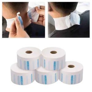 Neck Tape Disposable Barber Neck Paper Strips Roll 5 - White