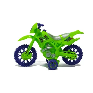 Plastic Racing Motorcycle, Toy For Kids, Friction - Orange