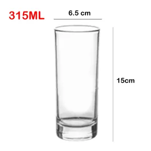 Red Cherry Glass Set Modern Drinking Cups - 315ml 6Pcs(1Set)