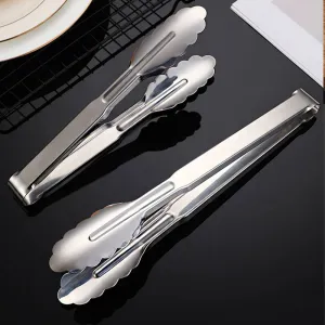 Stainless Steel Food Tong, Barbecue Cooking Salad - Silver