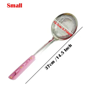 Stainless Steel Frying Spoon Large Strainer Deep Fry - small