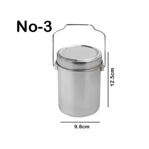Stainless Steel Tiffin Carrier Lunch Box-1pc - Size No 03