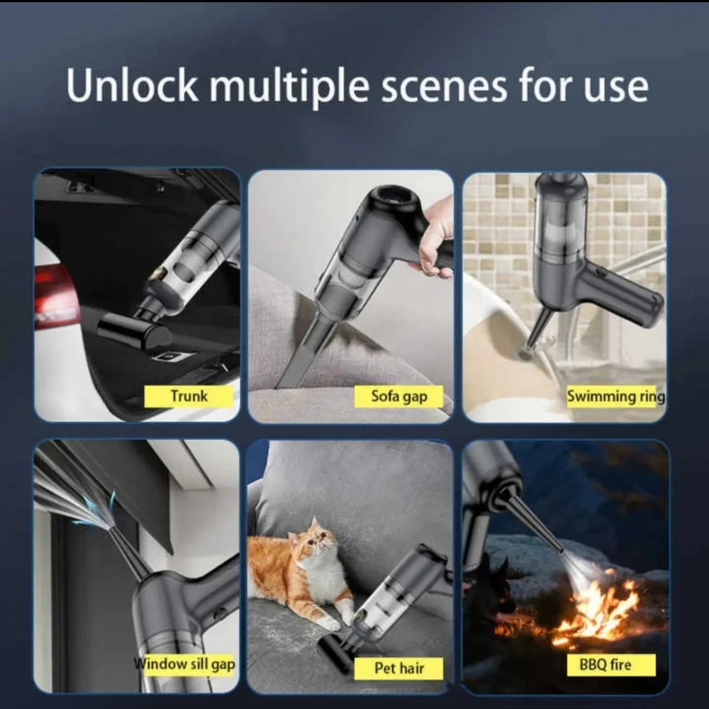 3 in 1 Mini Car Vacuum Cleaner High Suction - image 6