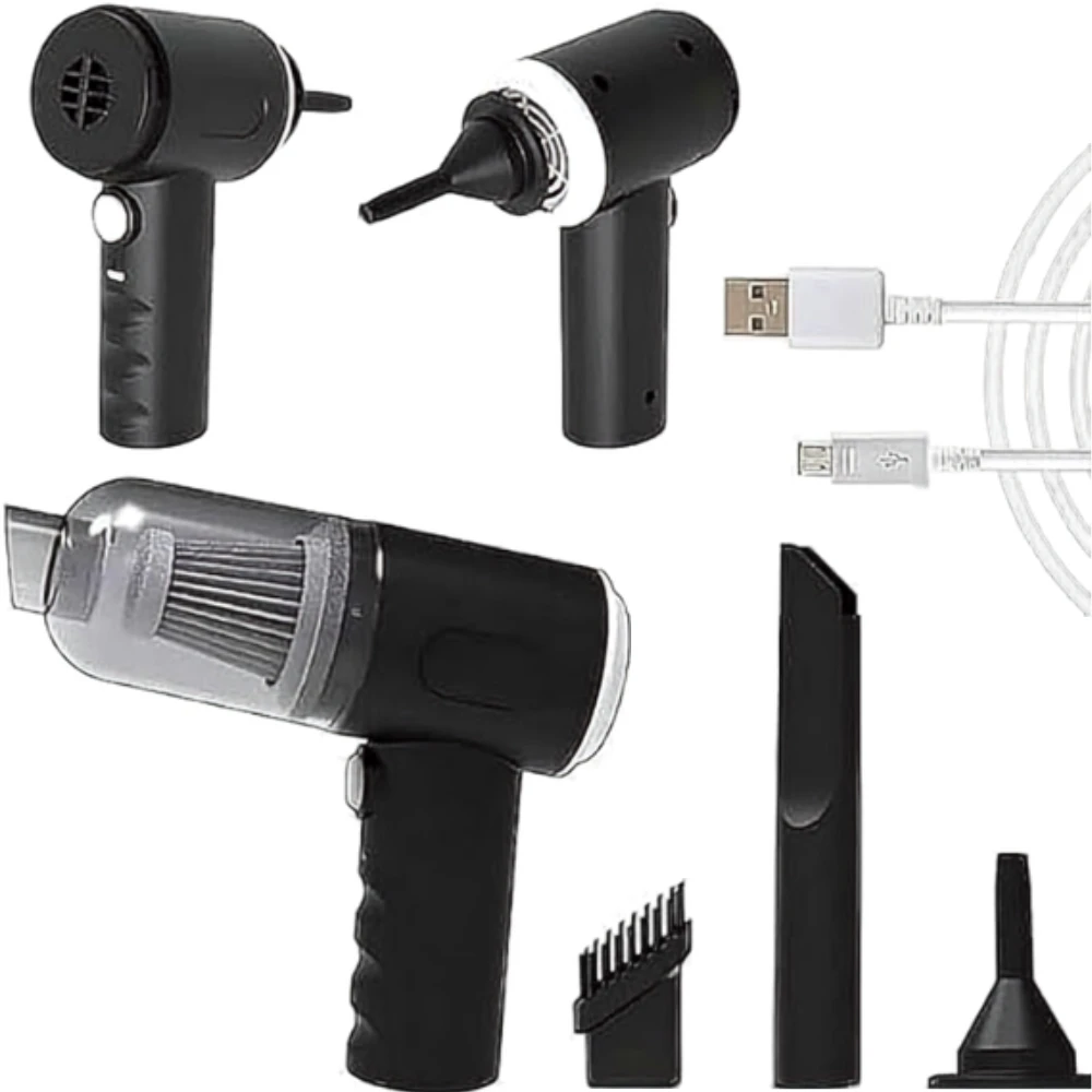 3 in 1 Mini Car Vacuum Cleaner High Suction Portable - image 4