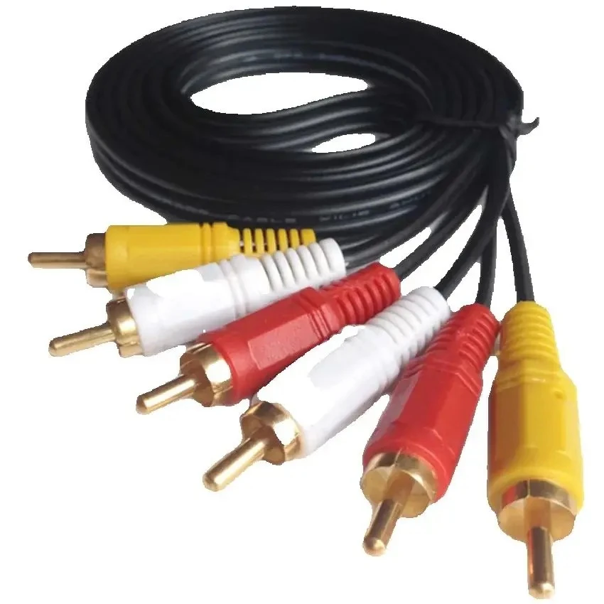 3 in 3 AV Cable Red Yellow White 1.5M