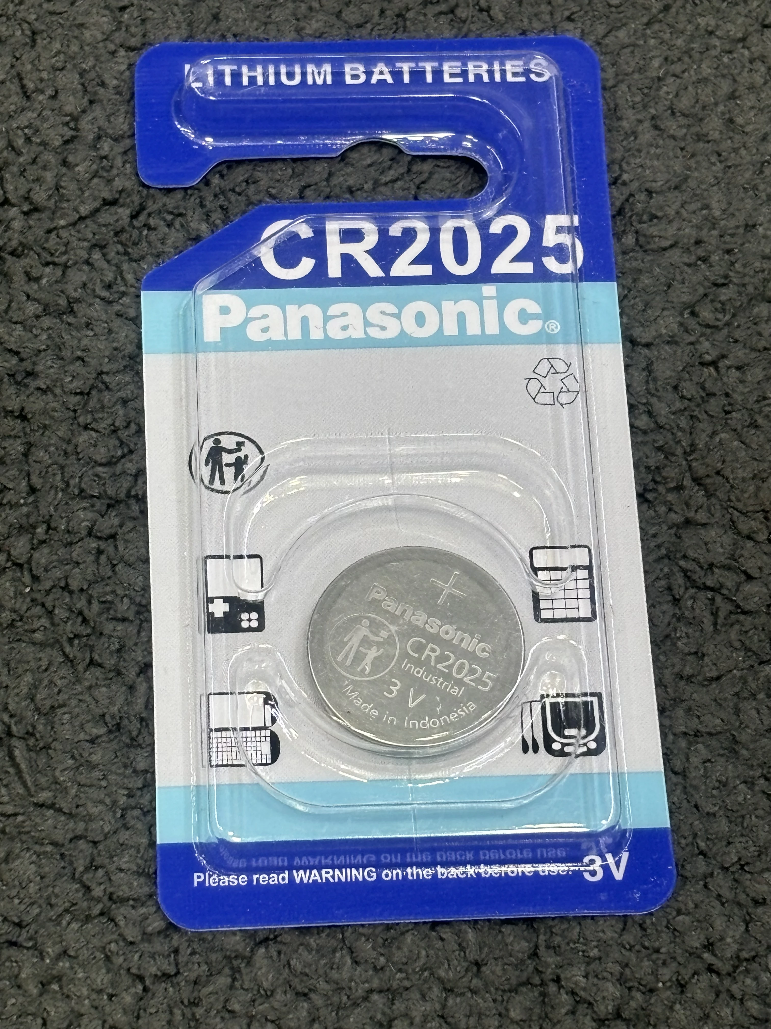 3V LITHIUM BATTERY CR2025 Panasonic