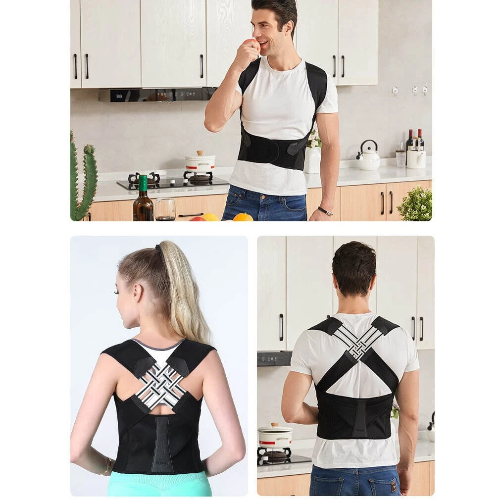 Adjustable Posture Corrector Back Support Belt - image 4