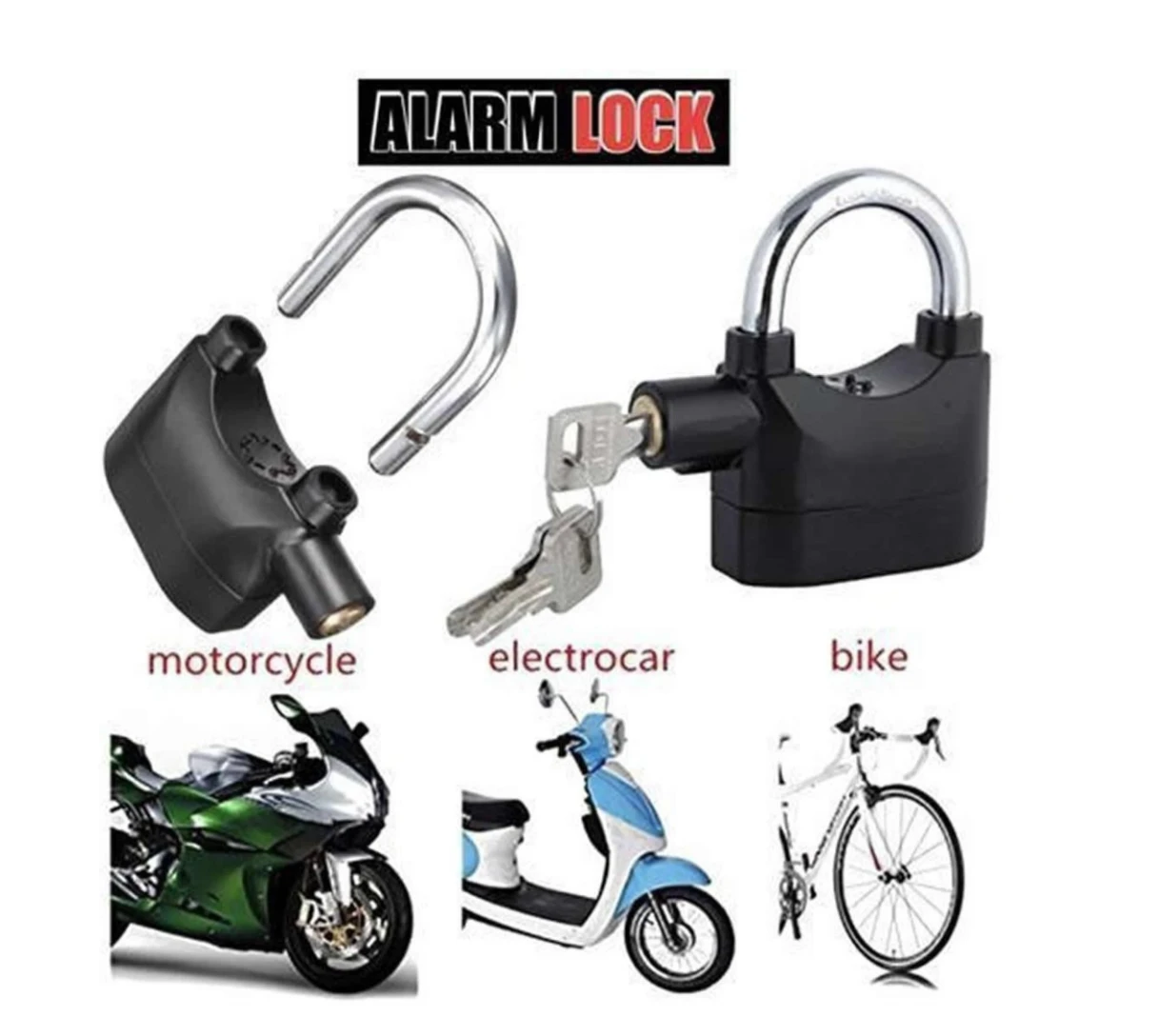 Anti Theft Alarm Padlock - image 5