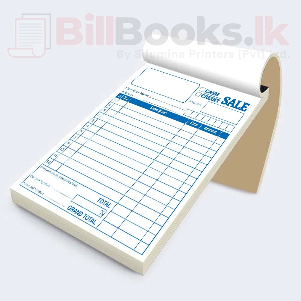 Cash Sale Book Invoice Bill Book On Approval A5-50 pages - image 3