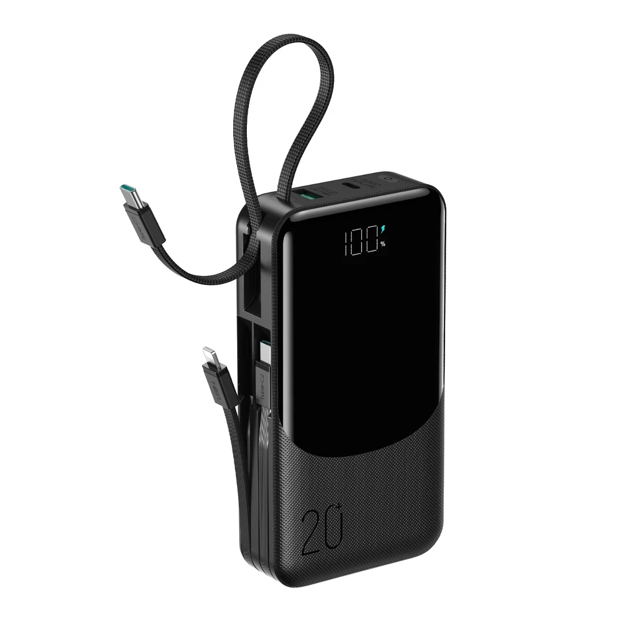 JOYROOM 20000mAh Power Bank with Built-in Three Cables - image 1