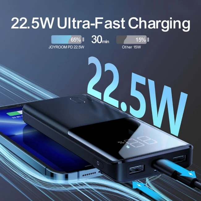 JOYROOM JR-QP191 Mini 22.5W Power Bank 10000mAh - image 4
