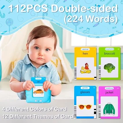 Kids Learning Flash Cards | 112 Cards 224 Words - image 6