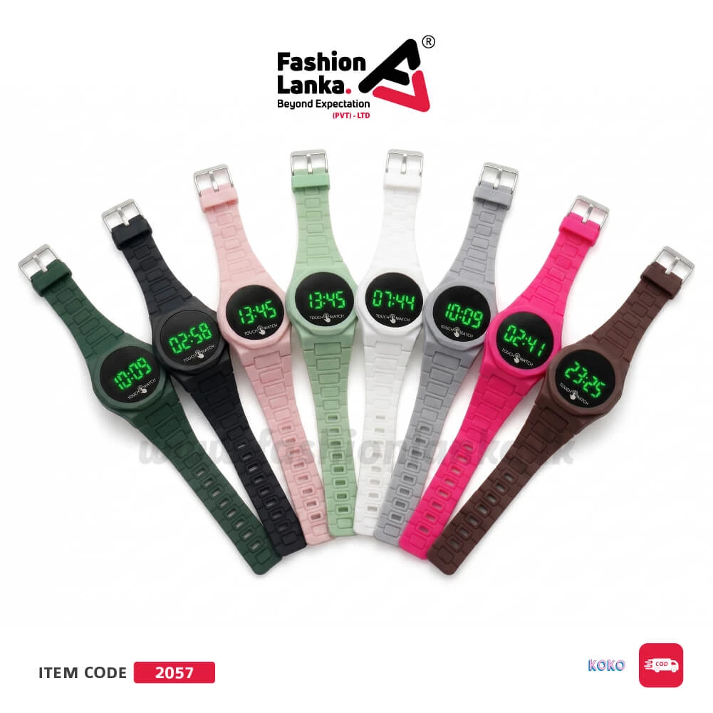 Kids Touch LED Digital Watch for Boys & Girls Silicone - image 1