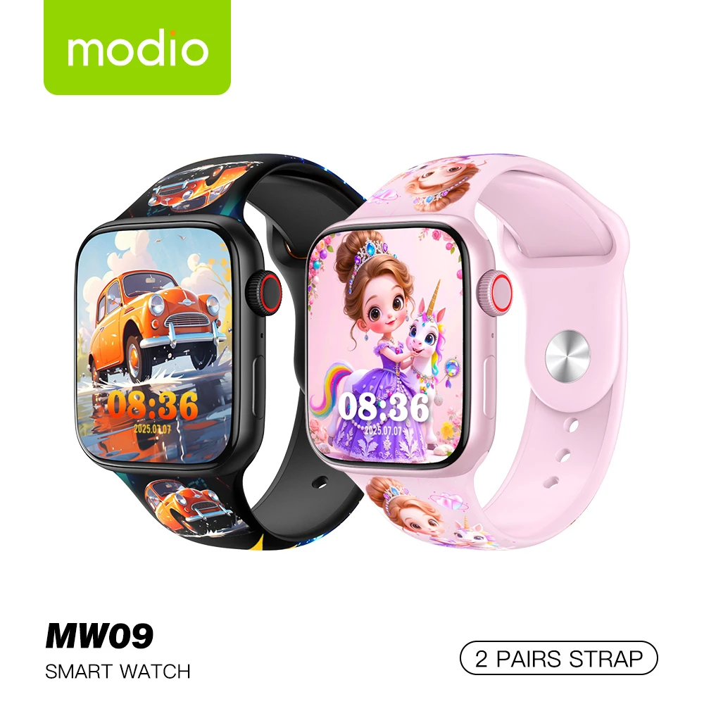 Modio MW09 Mini Kids Smart Watch With, BT Calling, Games