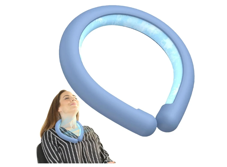Neck Cooling Tube,Wearable Neck Cooling Ice Pack