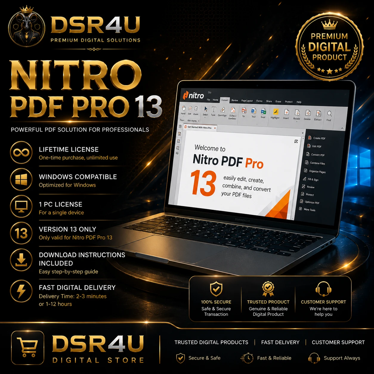Nitro Pro 13 PDF Editor Product Key