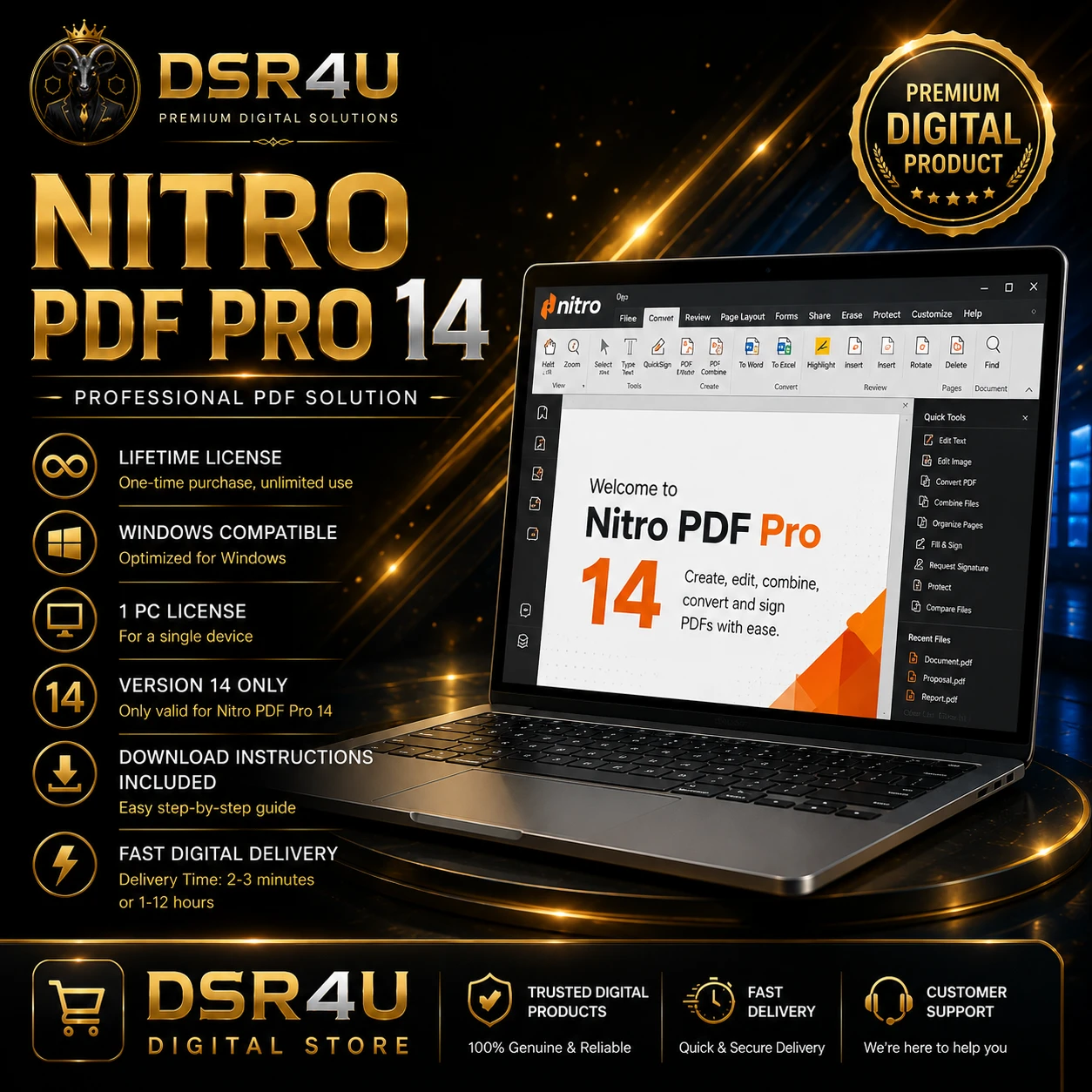 Nitro Pro 14 Pro Key 2025 Lifetime Activation 1 PC