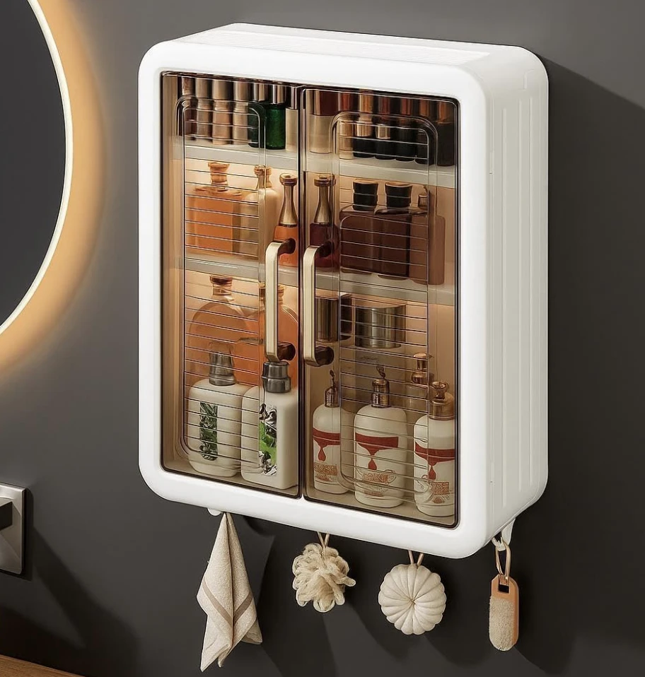 No Drilling Bathroom Storage Bathroom Cabinet - image 7