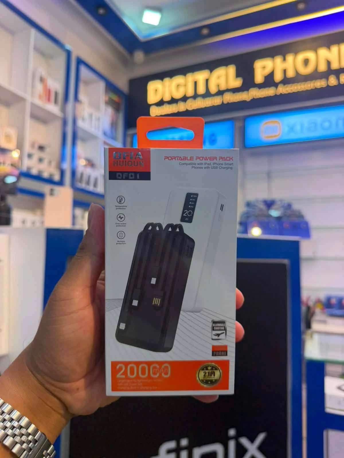 Ofia 20000mAh Power Bank Fast Charging Portable Charger