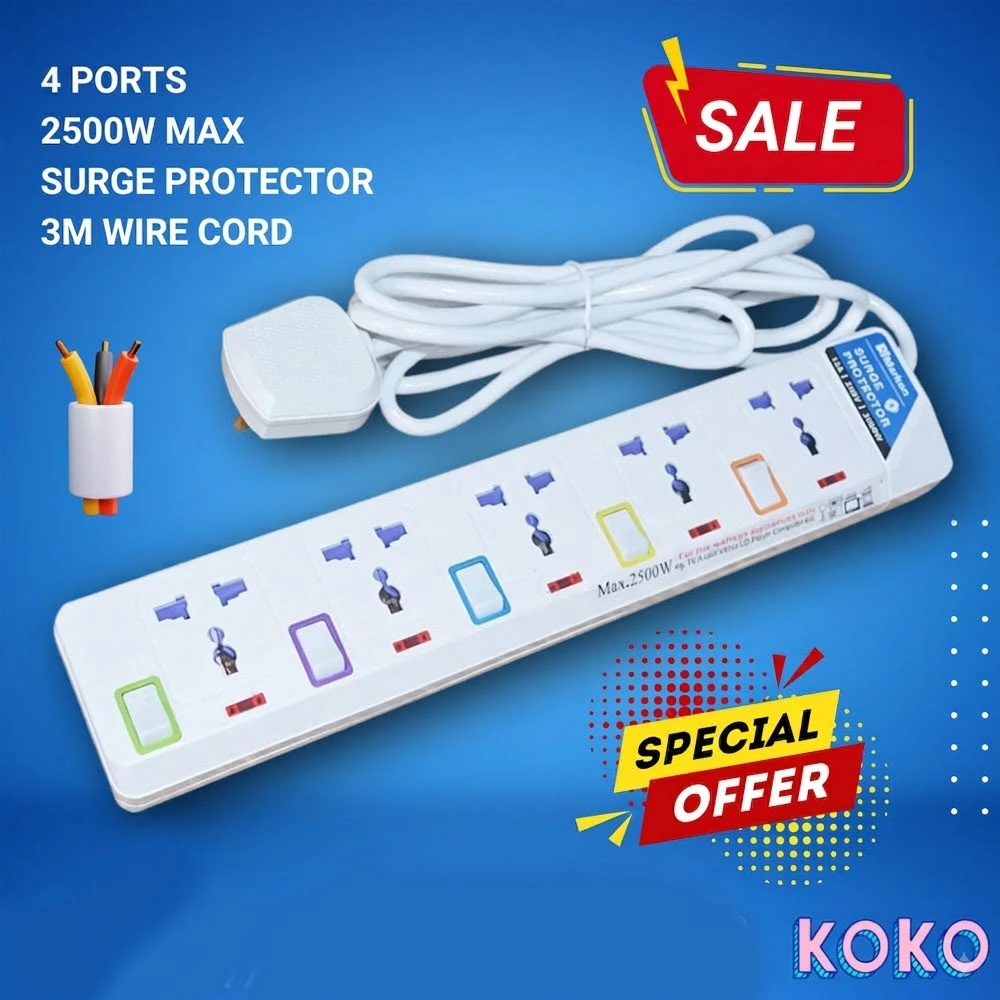 Our National Wire Cord | Extension Cord 4Ports