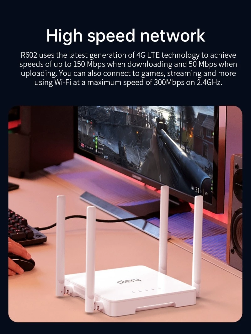Plery R602 4G LTE WiFi 6 unlocked router - image 6