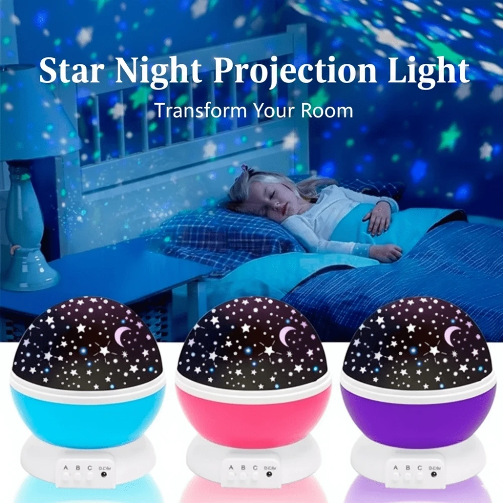 Star Master LED Galaxy Projector Night Light