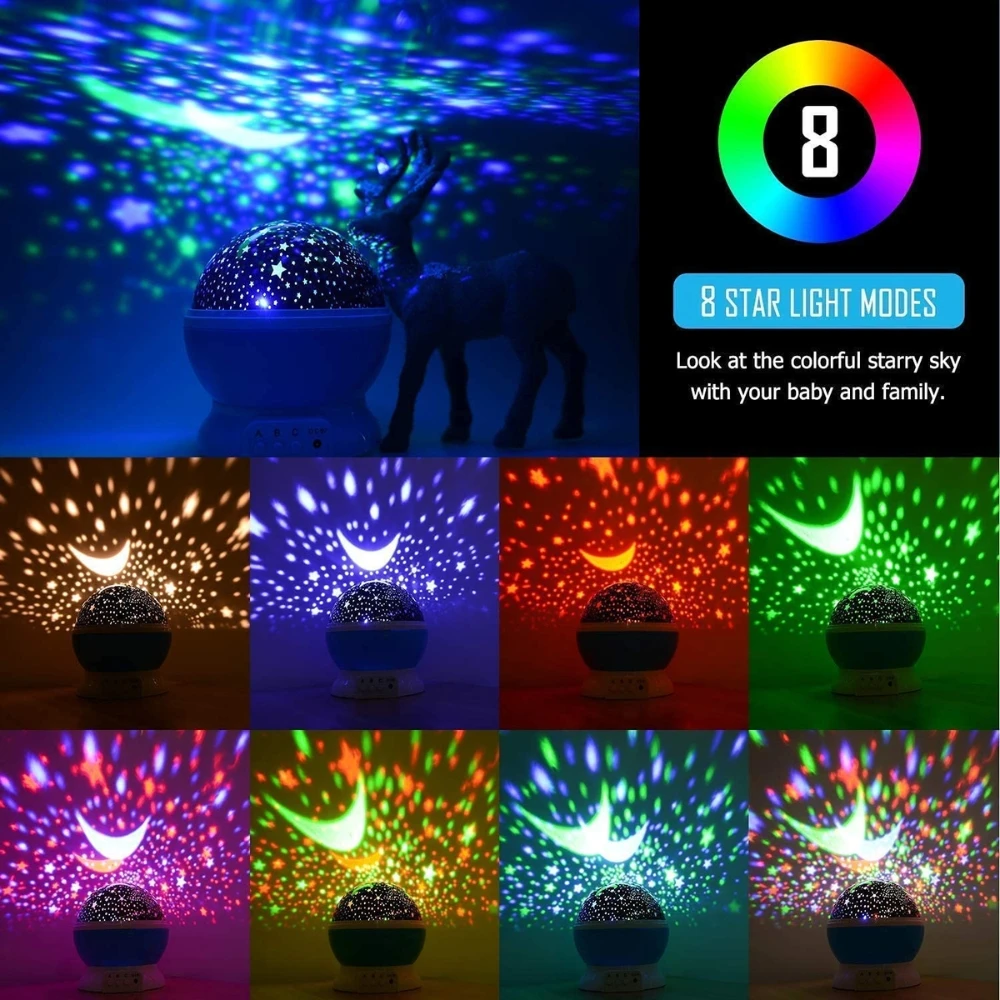 Star Master LED Galaxy Projector Night Light - image 5