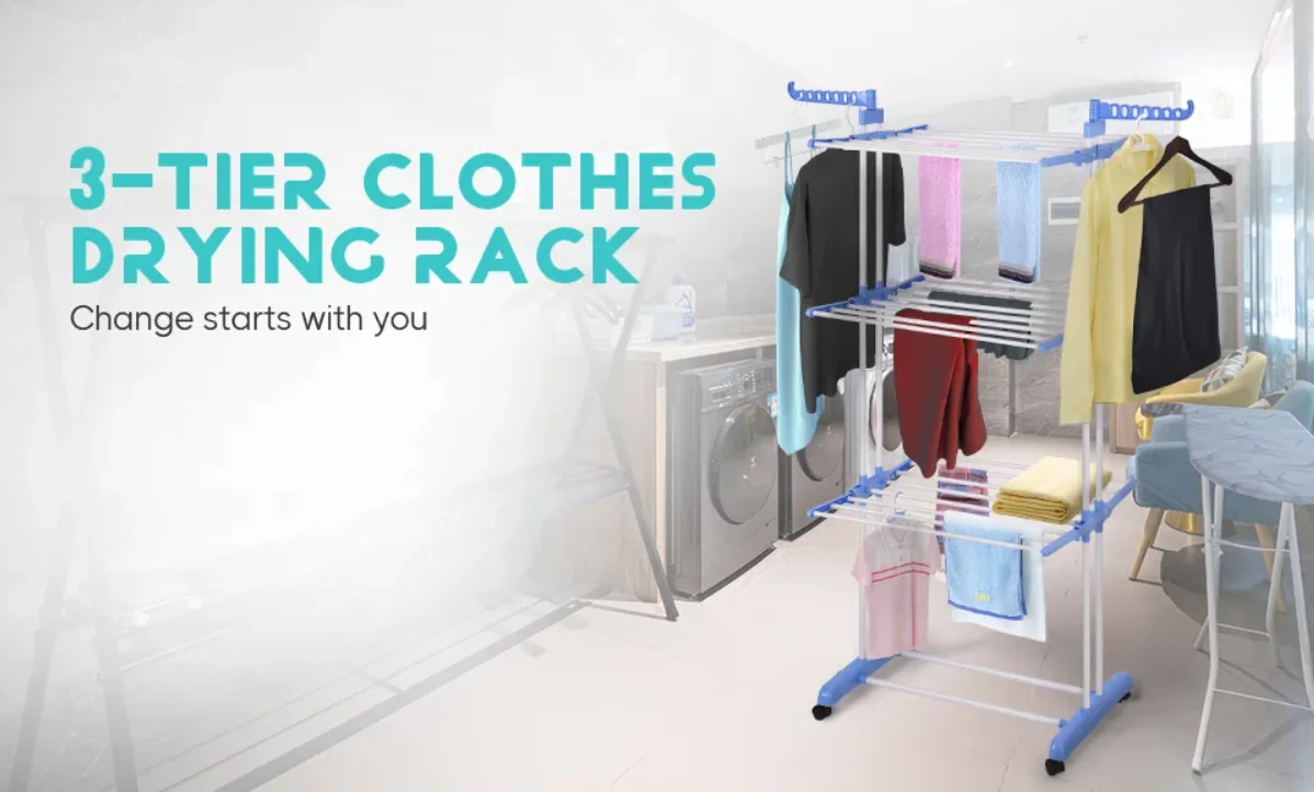 Three Layers Cloth Rack - image 4