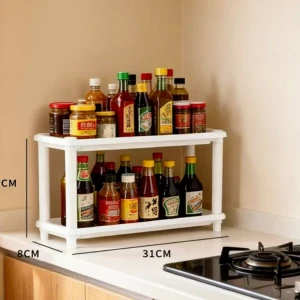 2 tier kitchen spice rack D57