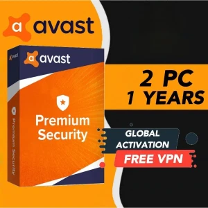 AVAST Premium Security Antivirus 2PC-1YEAR Latest