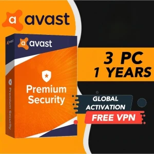 AVAST Premium Security Antivirus 3PC-1YEAR Latest