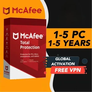 McAfee Total Protection Latest ORIGINAL 1PC - 1YEAR