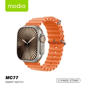 Modio MC77 Smart Watch - 2.02 Display, Wireless Charging