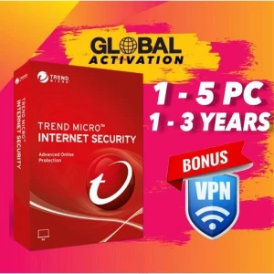 TREND MICRO INTERNET SECURITY LATEST 1PC-1YEAR ORIGINAL