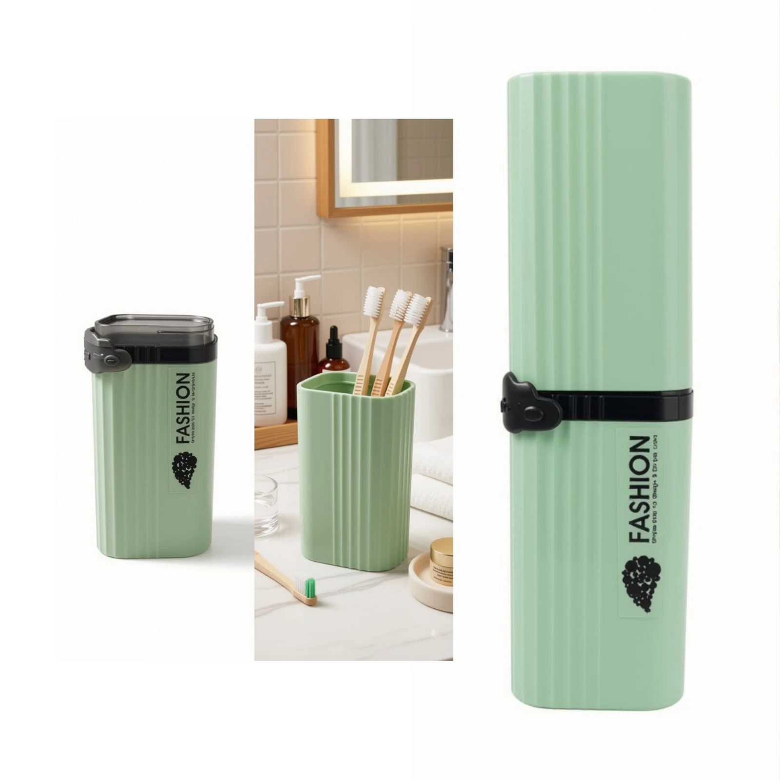 Toothbrush & Toothpaste Organizer Holder - image 3
