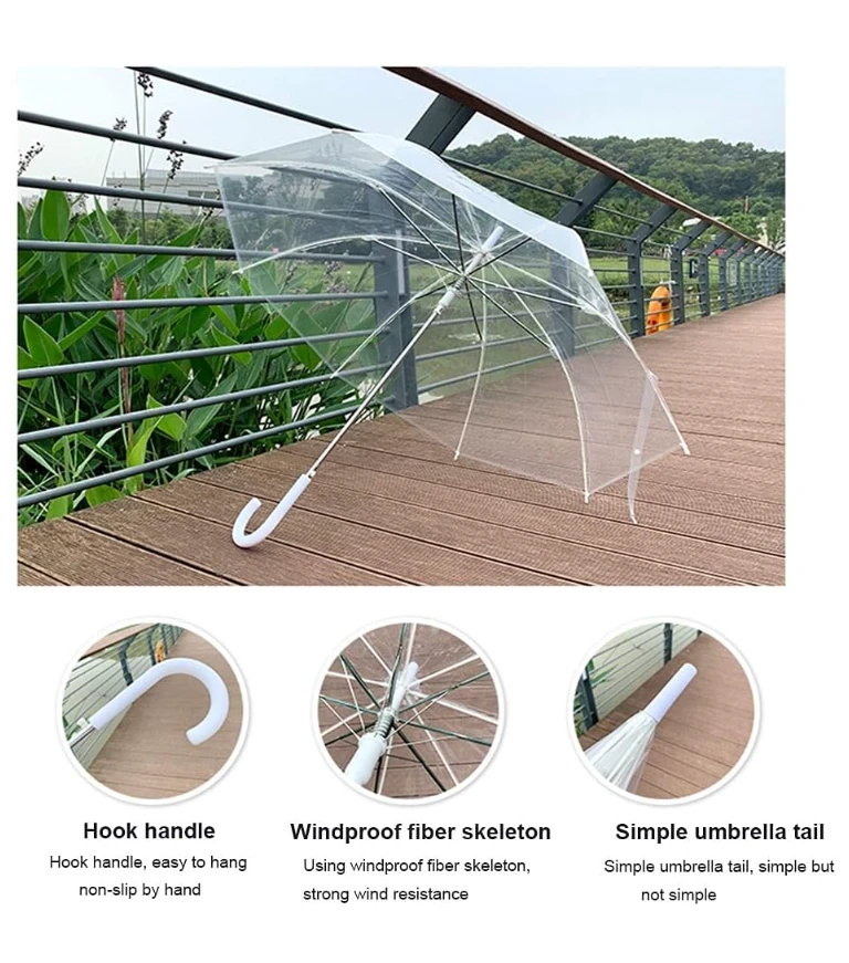 Transparent Umbrella - Fashionable - image 4