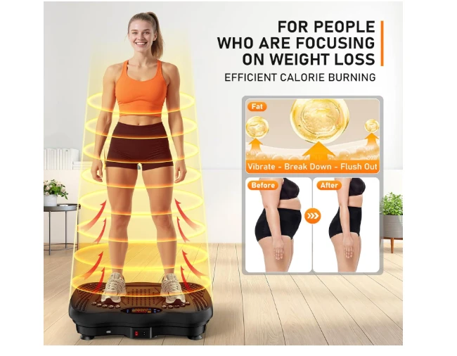 Vibration Plate Exercise Machine, Full Body Workout - image 2