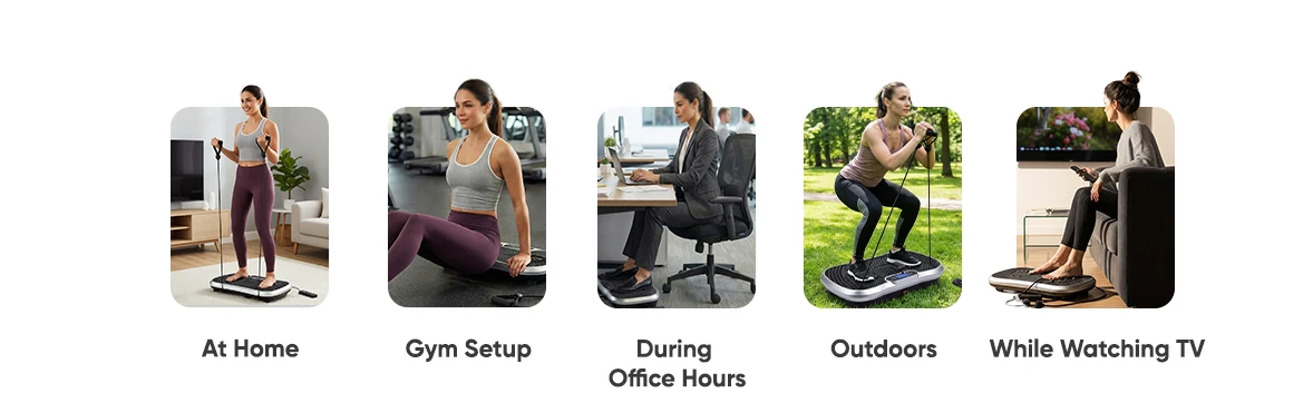 Vibration Plate Exercise Machine, Full Body Workout - image 8