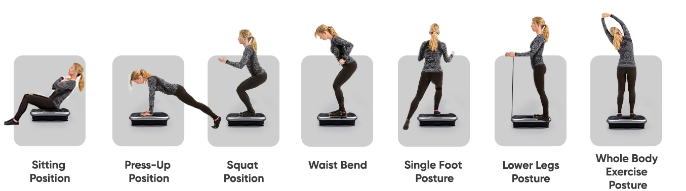 Vibration Plate Exercise Machine, Full Body Workout - image 9