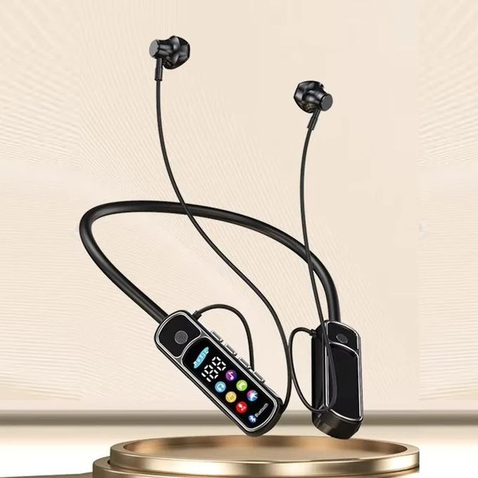 Wireless Sports Neckband with LED Display & Bass Sound - image 2