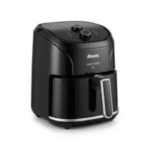 Abans 4L Air Fryer - Black