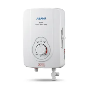 Abans Brand 4.5 KW Instant Water Heater