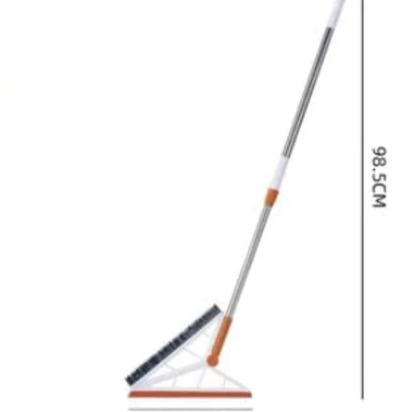 2in1 Silicone Floor Wiper&Brush with Retractable Handle - image 4