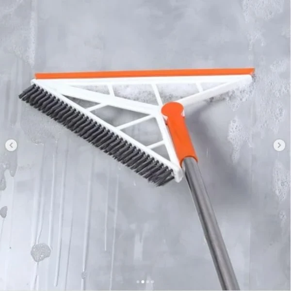 2in1 Silicone Floor Wiper&Brush with Retractable Handle - image 6