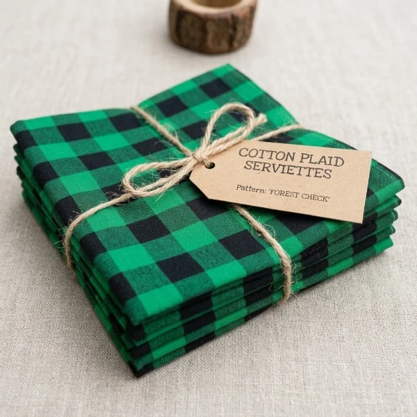 3Pcs of Quality Kitchen Serviettes 22" x 15" (Inches)