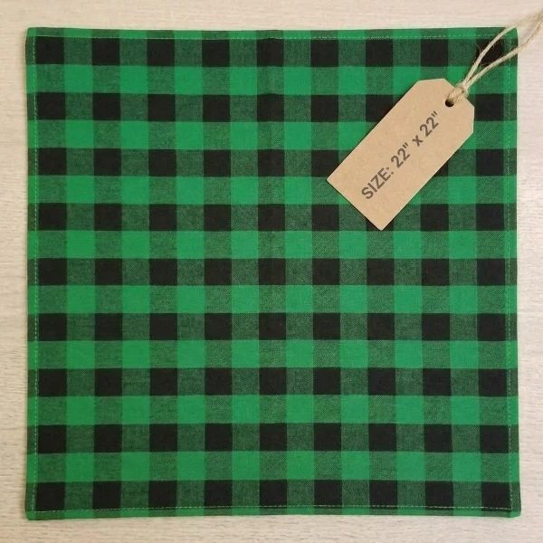 5Pcs of Quality Kitchen Serviettes 22" x 22" (Inches) - image 2