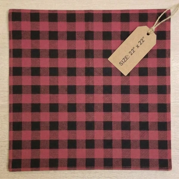5Pcs of Quality Kitchen Serviettes 22" x 22" (Inches) - image 2