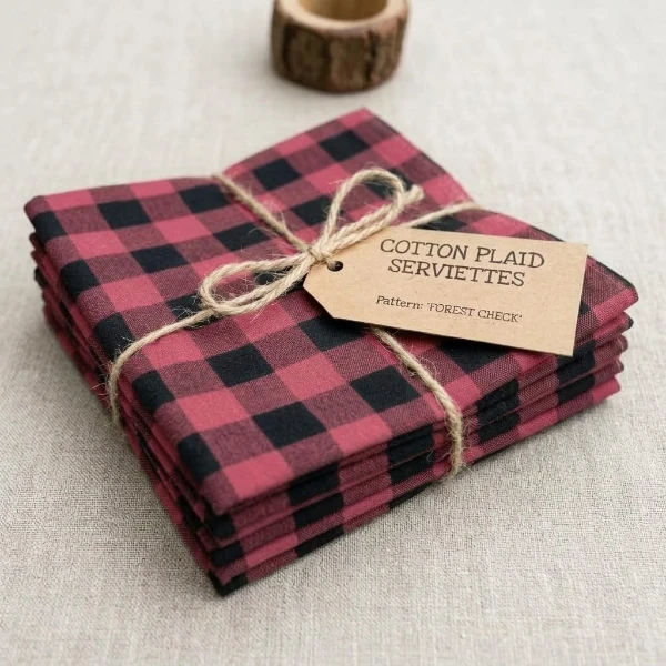 5Pcs of Quality Kitchen Serviettes 22" x 22" (Inches) - image 3