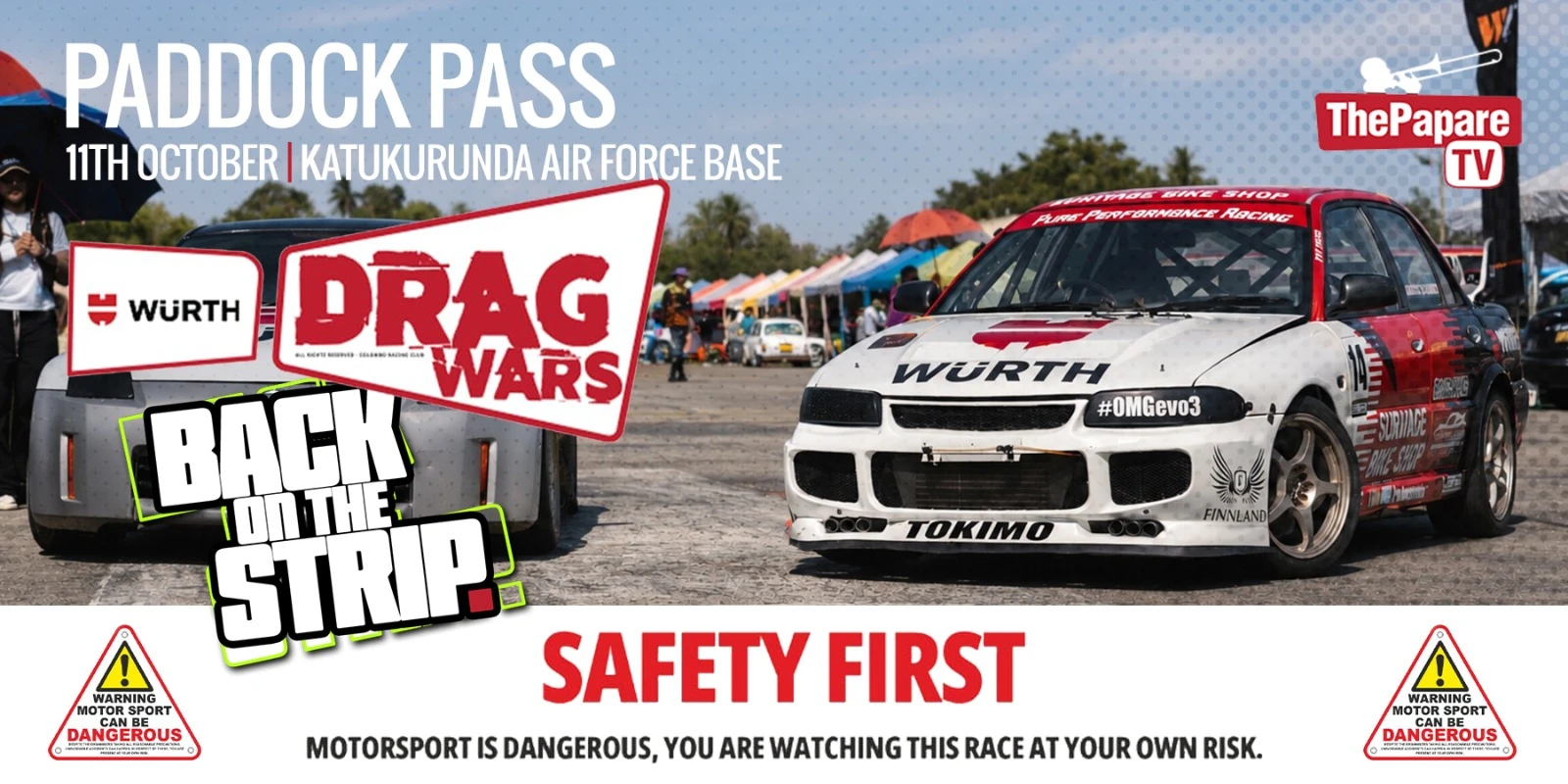 Drag Wars 26 - Paddock Ticket