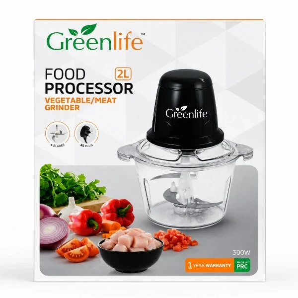 Greenlife 300W 2L Electric Food Processor Meat Grinder - image 1